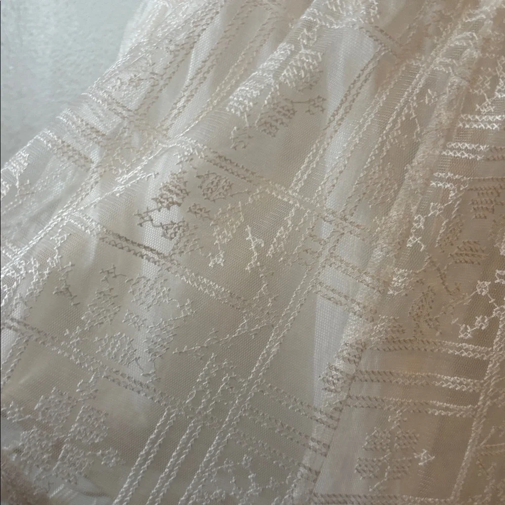 DO+BE Women’s Off White Lace Romper Size M - Picture 6 of 14